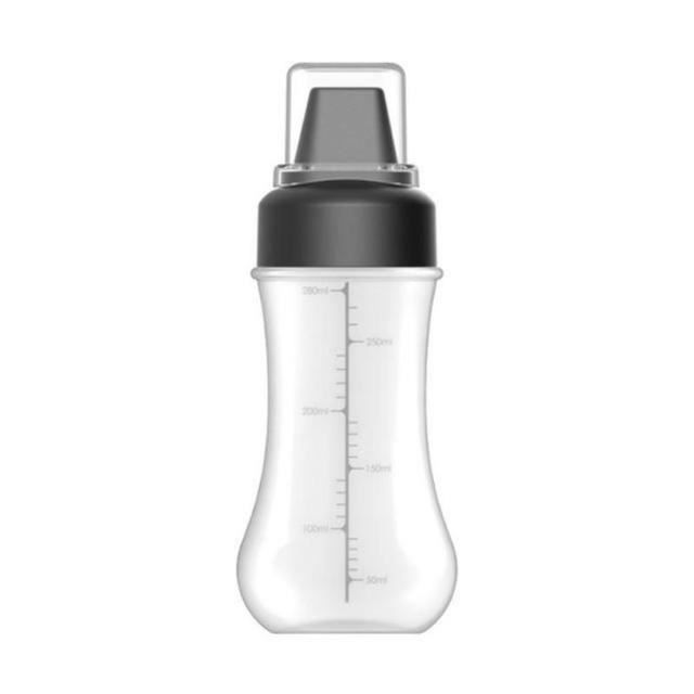 Bouteilles à Presser 240 Ml - Lot De 5 Transparentes | Pour Sauces, Peinture, Pâtisserie | Graduées, Bec Verseur, Lavables