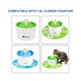 Filtres pour fontaine d'eau pour chat avec fontaine à fleurs, filtres de rechange pour fontaine pour animaux   (lot de 8)-1
