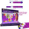 Desire Deluxe Colorant Capillaire pour la Coloration des Cheveux des Filles, 10 stylos lavables,, pour Le Carnaval, pour Les Enfan-1