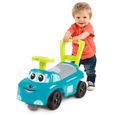 Smoby - Porteur auto bleu - Fonction trotteur - Coffre à jouets - 10 mois et plus - Fabrication française-1