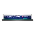 DVD-RW VERBATIM - Spindle 10 - 4x - 4.7 Go - Argent mat-1