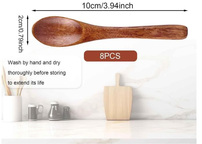 Petites cuillères en bois 125mm par 3000 | Furodet Emballages