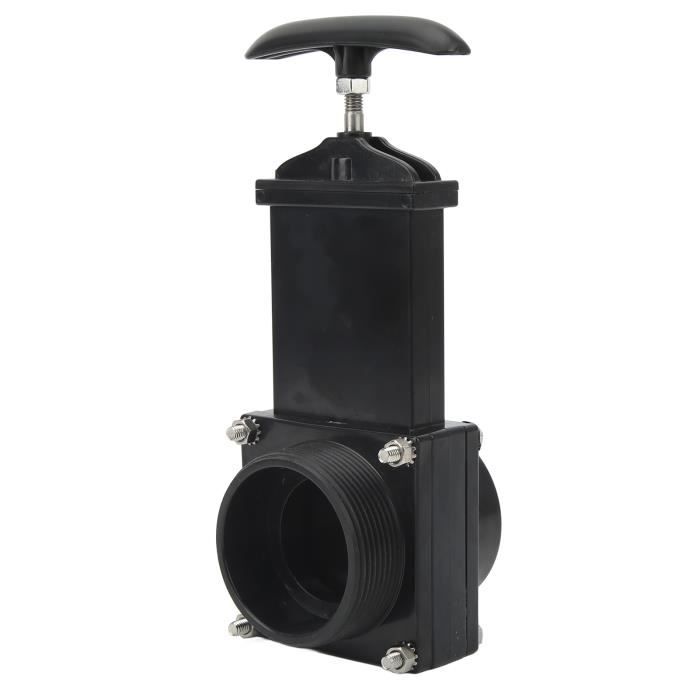 Vanne de vidange pour camping-car - 50 mm - Valve de vidange pour égout - Valve ABS pour accessoires d'extérieur pour caravane Vanne de vidange pour camping-car - 50 mm - Valve de vidange pour égout - Valve ABS pour accessoires d'extérieur pour caravane