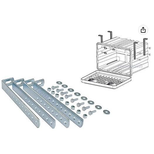 Blackit L - 750 x 300 x 355 mm montageset VH401 roestvrij stalen huis, disselbox met 2 sloten, gereedschapskist voor aanhangers, opbergkist 50 liter, aanhangerbox, Daken B50-2 Blackit L - 750 x 300 x 355 mm montageset VH401 roestvrij stalen huis, disselbox met 2 sloten, gereedschapskist voor aanhangers, opbergkist 50 liter, aanhangerbox, Daken B50-2