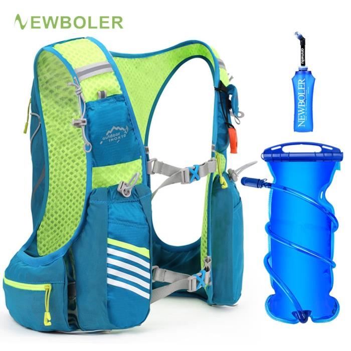 Azarxis Sac à Dos D'Hydratation Léger 5L - Gilet De Course à Pied Pour Marathon, Running & Randonnée Homme Femme