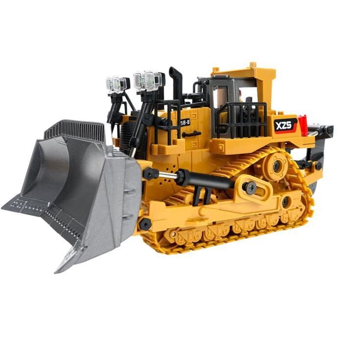 BTSOAR Bulldozer RC à 9 Canaux Avec Chargeur Frontal 2,4 GHz Sans F Rc Camion Telecommande Bulldozer Construction Vehicules Amz BTSOAR Bulldozer RC à 9 Canaux Avec Chargeur Frontal 2,4 GHz Sans F Rc Camion Telecommande Bulldozer Construction Vehicules Amz