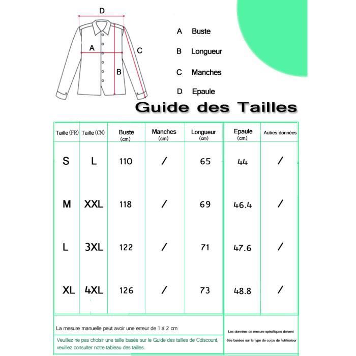 Taille doudoune homme discount