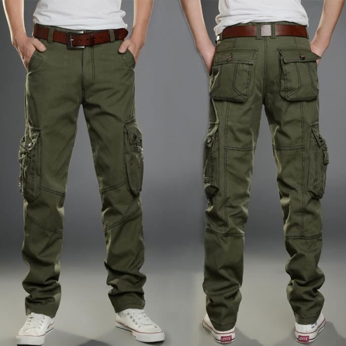 Tenue professionnelle,pantalon Cargo X5 d'été pour hommes,pantalon tactique  militaire de l'armée,Streetwear- Khaki[B9430] Blanc - Cdiscount  Prêt-à-Porter