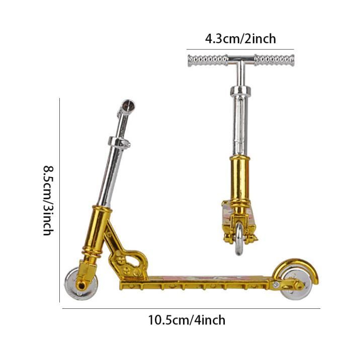 Trottinette à Doigts En Métal, Avec Chaussures Et Pantalon, Kit De Démontage, Pour Entraînement Des Doigts