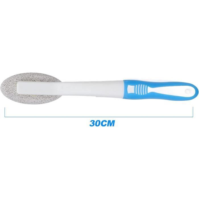 Pierre Ponce De Nettoyage Avec Poignée Brosse De Toilette Avec Long Manche En Plastique