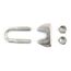 10 pcs acier inoxydable serre-câble croise 3mm inox 