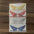 Décoration véhicule,Autocollants de Moto pour Honda Wing,décorations universelles,logo de réservoir d'huile et de - Type Or-2