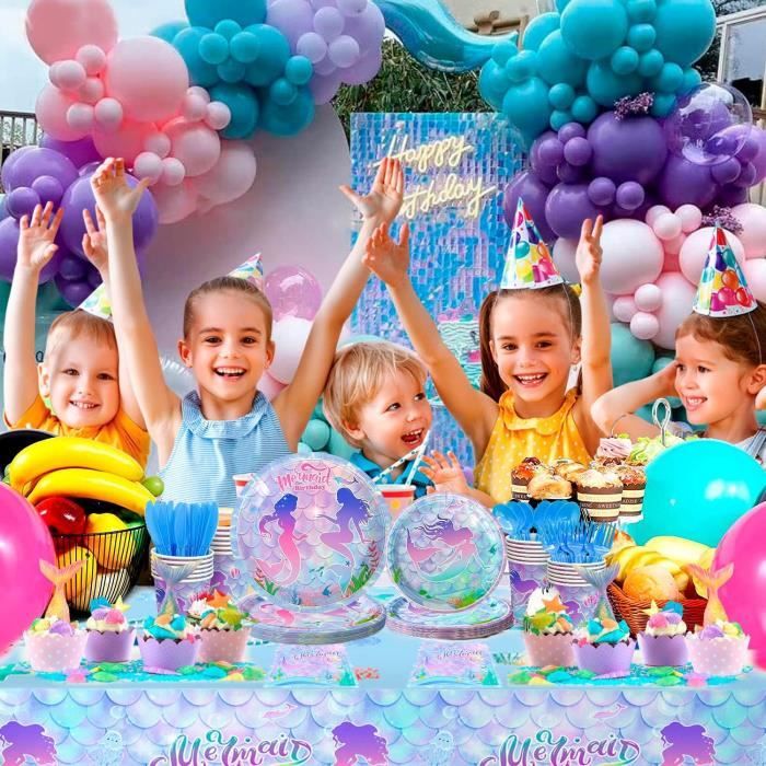 Kit De Fête Blanche Neige Disney - 15 Pièces : Tasses, Assiettes, Serviettes, Nappe