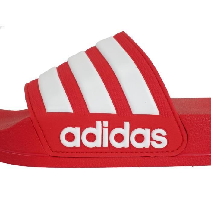 Claquettes mules Cf adilette confort rge Adidas Homme Synthetique Rouge Cdiscount Chaussures