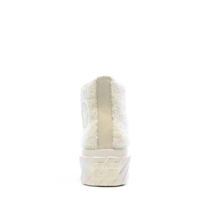 Converses blanches hotsell hautes plateforme