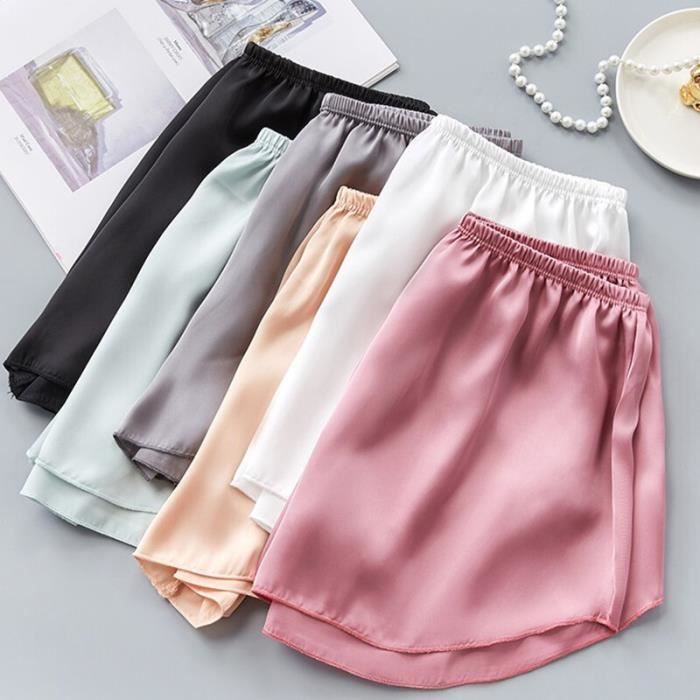 Short en soie pour femme best sale