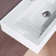 Lavabo vasque a poser ou monter au mur evier design Bruxelles-118G 61,5 x 31,5 x10,5cm-3