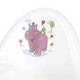 Vase de Nuit Blanc à Pieds Antidérapants MILLO BEBE - Décor Hippo - Fille - A partir de 18 mois-3
