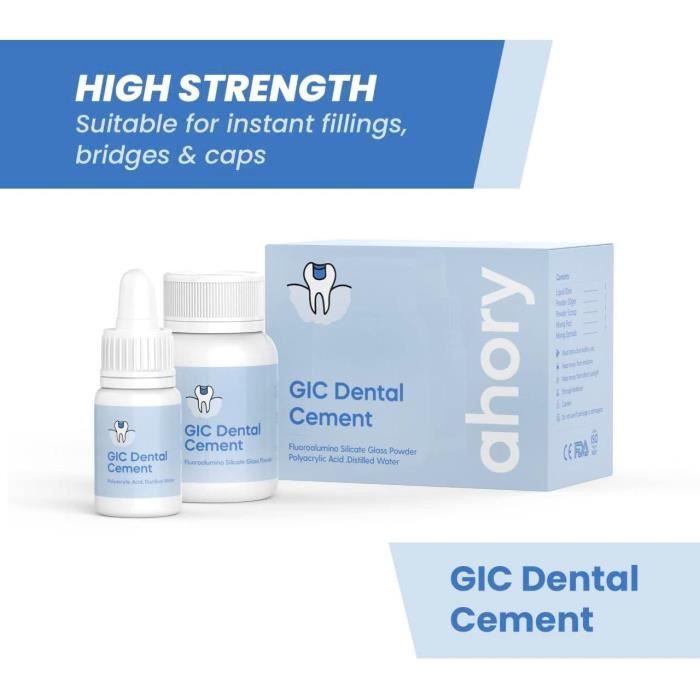 Urgence dentaire / Kit complet / Ciment dentaire Pansement dentaire..