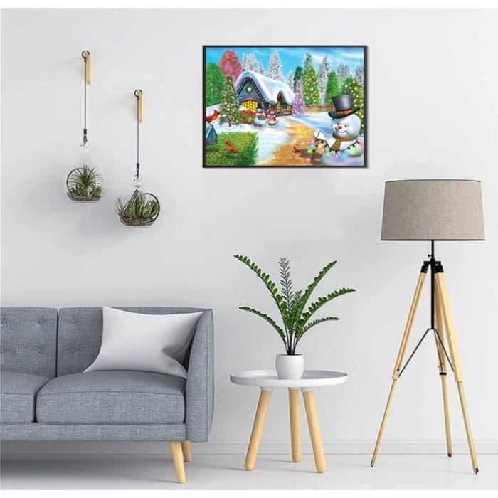 Kit De Peinture Diamant 5D - Pour Adultes Et Enfants - Avec Diamants Ronds - Pour Décoration Murale - 30 X 40 Cm, Taille Unique