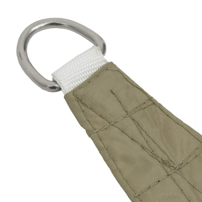 VidaXL Voile de parasol tissu oxford rectangulaire 2,5x3,5 m beige ...
