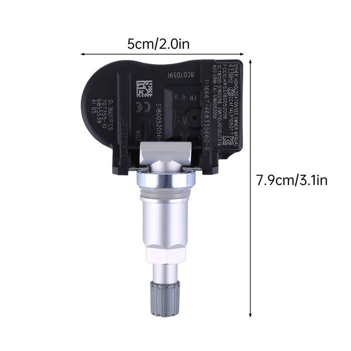 Akozon moniteur de pression des pneus 4 capteurs de surveillance de la pression des pneus TPMS