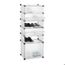 Relaxdays Meuble Chaussures étagère 6 Casiers Système Plug-in Portes Armoire Rangement HxlxP: 52 X 37 X 9 Cm, Blanc - 4