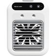 Ventilateur climatiseur portable. Refroidisseur USB silencieux. Humidificateur personnel à deux vitesses.