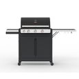 Barbecue à gaz - BARBECOOK Stella 3201 - 3 feux - Fonte - Electronique - Noir-0