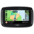 TomTom Rider 500 - GPS Moto 4,3 pouces, cartographie Europe 49 pays, Wi-Fi intégrée, lectures des messages-0