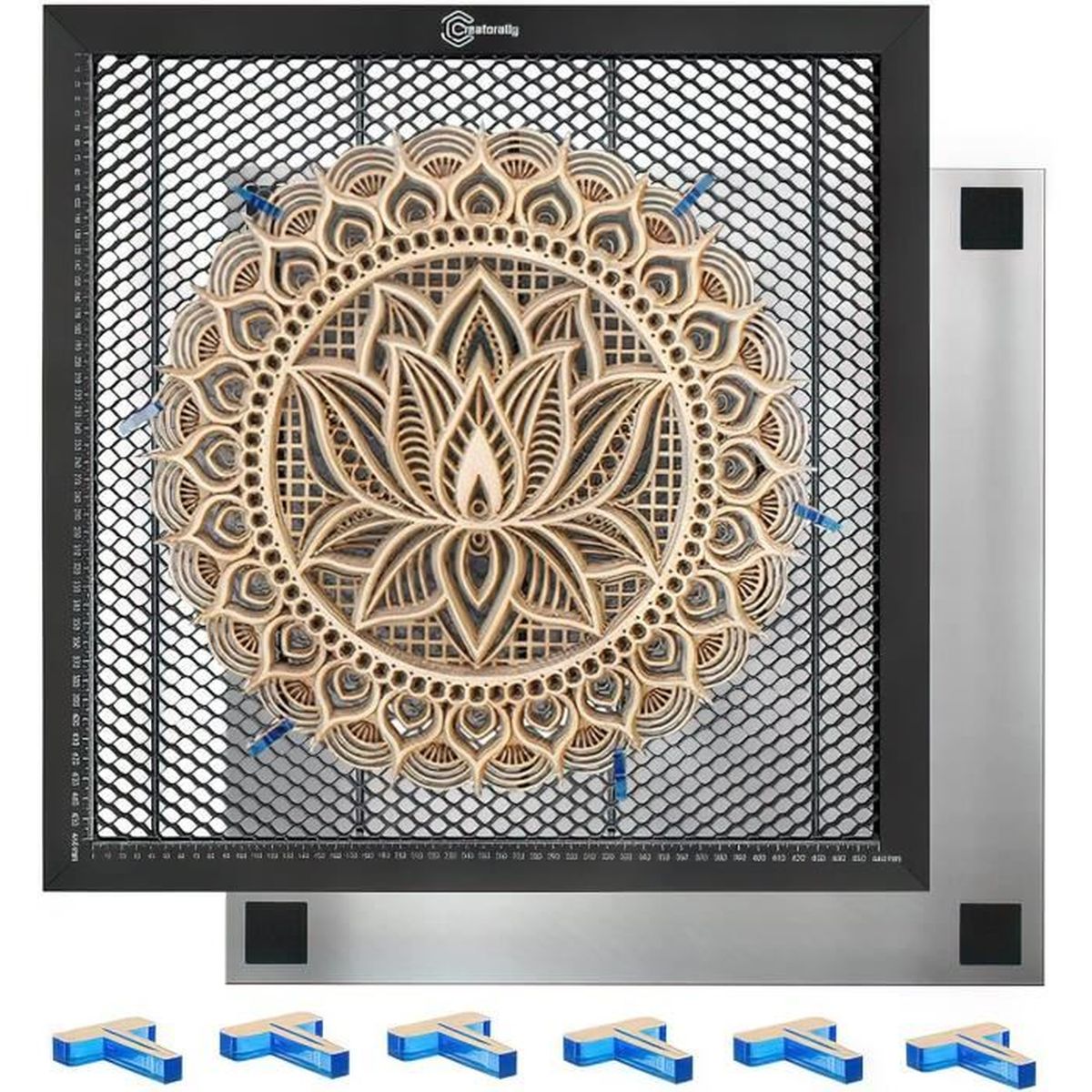 Creatorally 8 Stück Gravierplatten 30x20cm - Laser Material Für Gravuren & Namensschilder