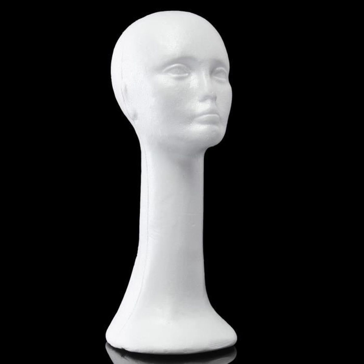 tete polystyrene pour perruque