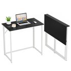Dripex Table de Bureau Pliante Bureau Informatique Pliable Petit Table d'Ordinateur, Assemblage Simple, 80 x 46 x 74 cm - Noir