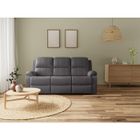 BESTMOBILIER Armand - Canapé 3 places relax électrique en simili - Gris