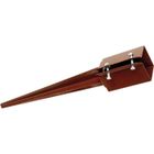 Support de Poteau à Planter - FIXMAN - 721020 - Acier Galvanisé - 185 cm - Marron