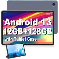 Tablette Tactile 10 " HD-Android 13 -12Go RAM + 128GoROM/1TB - 5G WiFi-Octa Core-6000mAh -Tape C-Tablette