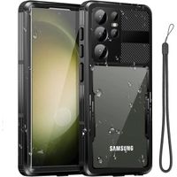 AuTech® Coque Étanche Samsung Galaxy S23 Ultra avec MagSafe IP68 Imperméable Waterproof 360 Protection Antipoussière Antichoc -