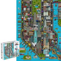 Puzzle bopster 8-bit pixels New York - Marque bopster - 180 pièces - Niveau 1
