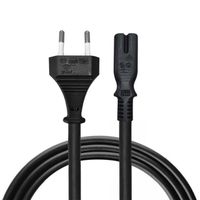 1M EU AC Power Cable d'alimentation Cordon d'alimentation Cable pour  Alienware OptX AW2310 Monitor electric wire Cable   VAC black