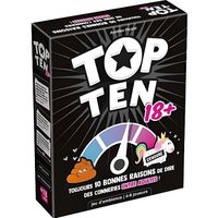 Cocktail Games | Top Ten 18+| Jeu de société | À partir de 14 ans | 4 à 9 joueurs | 30 minutes