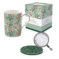 Tisanière En Porcelaine 35cl Easy Life - Filtre Inox Intégré - Style Kimono, Parfaite Pour Infusions