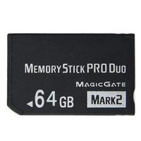 Memory Stick Pro pour PSP2000 3000 pour appareil photo, SLR, PSP Noir 64 GB