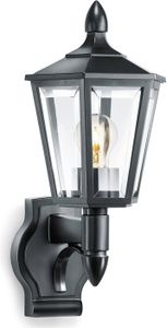 APPLIQUE EXTÉRIEURE Lampe d'extérieur L 15 noir, applique d'extérieur classique, lanterne, max. 60 W, E27, lampe d'extérieur sans détecteur de.[G853]