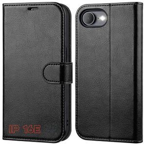 Étui Folio IPhone 6/6S Plus – Noir, Ouverture Latérale, Eco-cuir, Clip