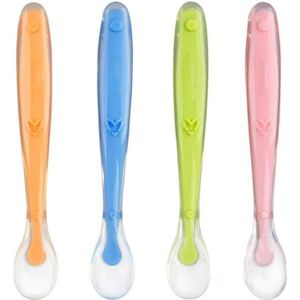 COUVERTS BÉBÉ Cuillere bebe souple 4 mois silicone couvert bébé 