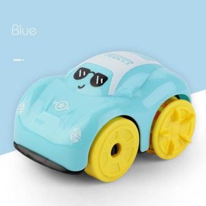 JOUET DE BAIN bleu clair - Jouets de bain pour enfants, voiture mécanique en ABS, véhicule de dessin animé, jouet de bain p