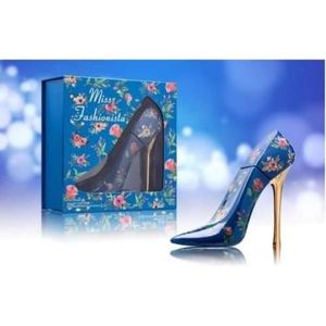 COFFRET CADEAU PARFUM Coffret Parfum Escarpin Miss Fashionista Blue Femme 100Ml - Nouvelle Edition[P1861]