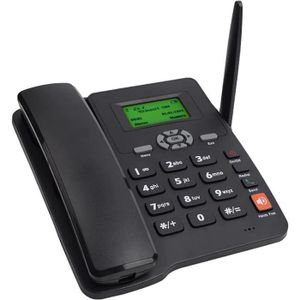 Téléphone fixe Téléphone sans Fil GSM Classic Desk - Double SIM -