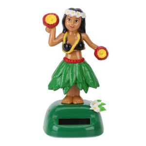 6 Styles Danseuse Hawaienne Voiture Qui Bouge Créativité Décoration De Voiture Solaire Danse Jouet Bureau Fournitures Hawaii Fille De Danse Figurine Danseuse Solaire Figurine Solaire Dansante