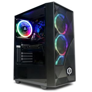 UNITÉ CENTRALE  CyberPowerPC PC Gamer - AMD Ryzen 5 4500 - NVIDIA 
